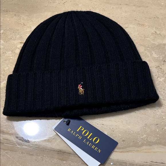 Polo by Ralph Lauren Dark Knit Beanie - Picture 1 of 4